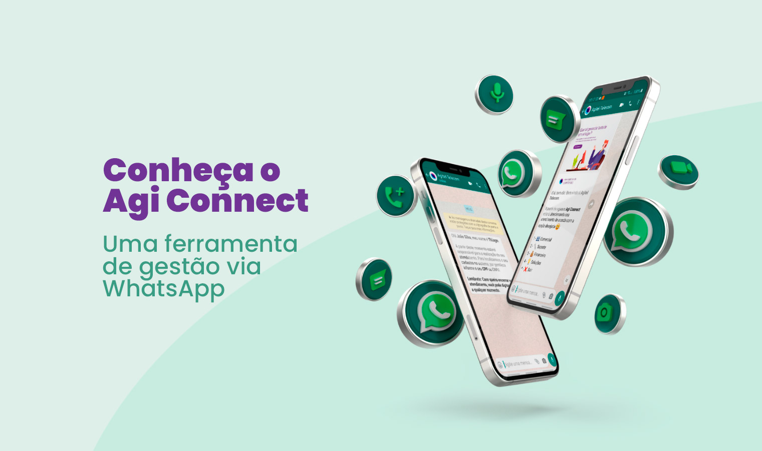 Capa do vídeo explicativo do Agi Connect WhatsApp - clique para assistir