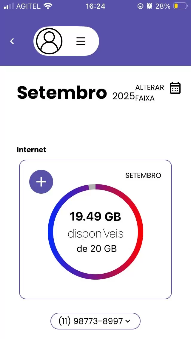 Equipe de campo usando chip corporativo com cobertura nacional